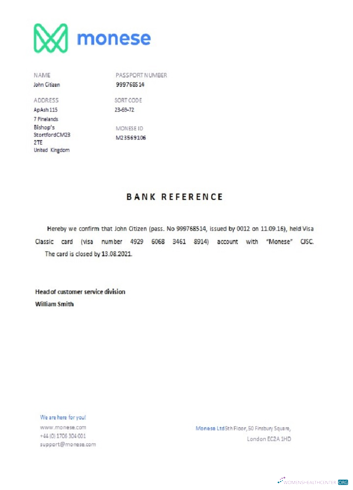 Download United Kingdom Monese closure reference Photoshop template